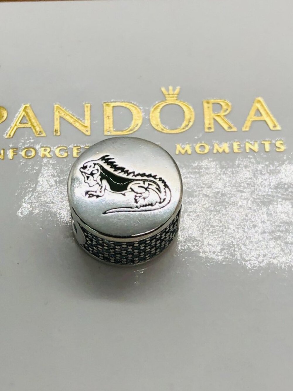 Pandora St thomas Iguana Bead Charm
